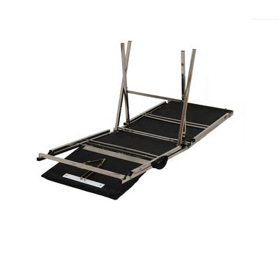 Cama de exame médico dobrada Cama de sofá médico de aço inoxidável