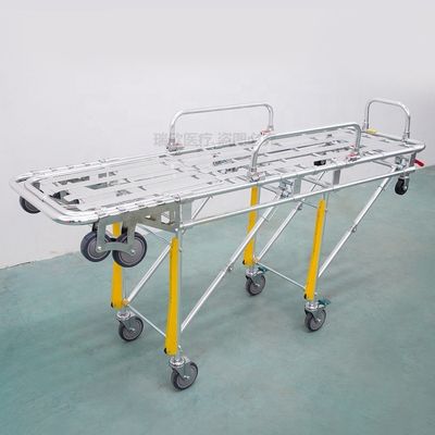 Acasalador de Ambulância Dobrável de Liga de Alumínio Acasalador Cirúrgico Laranja
