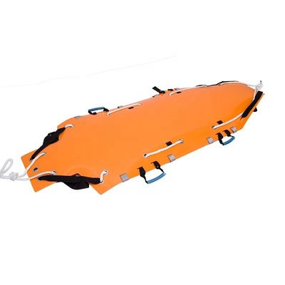Camas de resgate dobráveis multifuncionais Camas de ambulância plegaveis laranja
