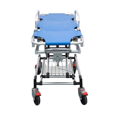 Ambulância azul cama de travesseiro de alumínio de liga de transporte de travesseiro médico