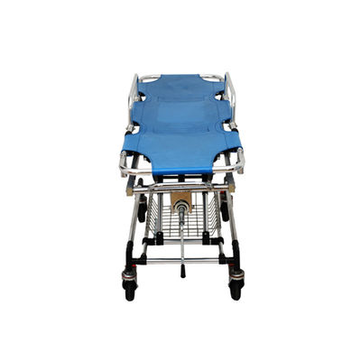 Ambulância azul cama de travesseiro de alumínio de liga de transporte de travesseiro médico