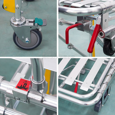 Ambulância Móvel Travesseiro Desdobrável Ems Gurney OEM Ambulância Trolley
