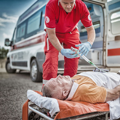 Ambulância Móvel Travesseiro Desdobrável Ems Gurney OEM Ambulância Trolley