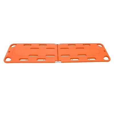 2 Tabuleiro de coluna dobrável dobrado Orange Ems Tabuleiro de coluna para sobrevivência ao ar livre
