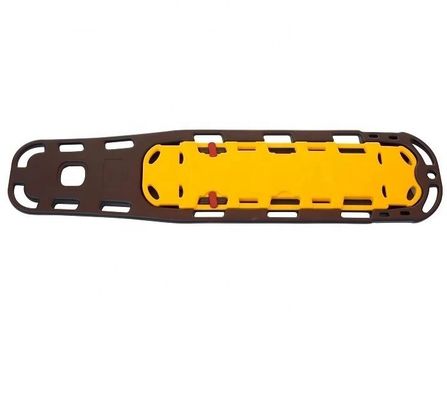 Tabuleiro de espinha de ambulância dobrável em HDPE para cuidados médicos de emergência