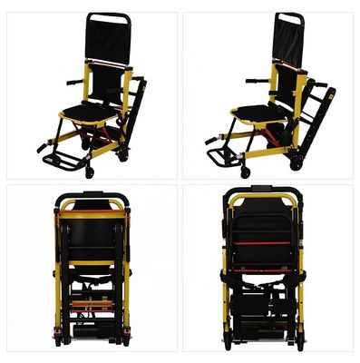 Evacuação de emergência médica Cadeira de escada Travesseiro Foldable Cadeira de rodas de passo