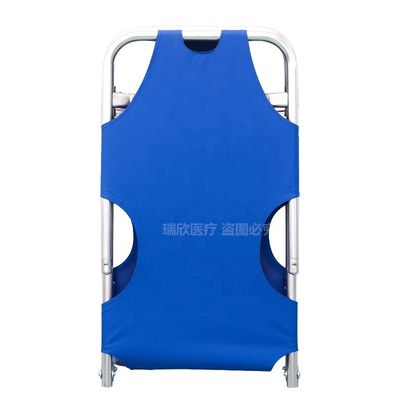 Cama de primeiros socorros de liga de alumínio CE Cama de ambulância médica dobrável