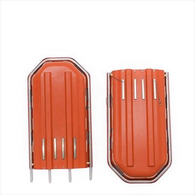 Orange Rescue Basket Stretcher Primeiros Socorros Pára-choques dobrável Basket OEM