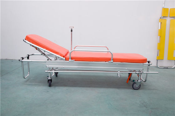 Cama de ambulância de emergência médica de liga de alumínio certificada CE para UTI da sala de operações