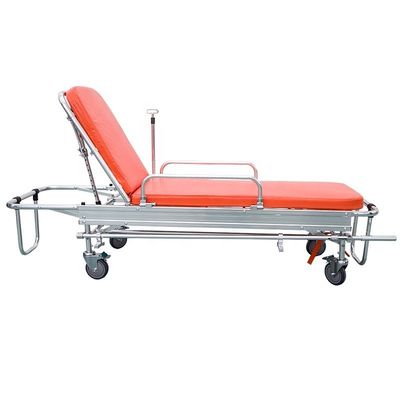 Cama de ambulância de emergência médica de liga de alumínio certificada CE para UTI da sala de operações