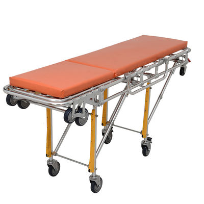 Certificado CE Cadeira de ambulância dobrável de emergência Dimensões do travesseiro para dispositivos de primeiros socorros