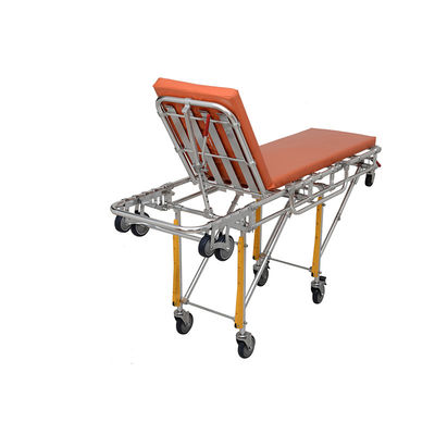 Certificado CE Cadeira de ambulância dobrável de emergência Dimensões do travesseiro para dispositivos de primeiros socorros